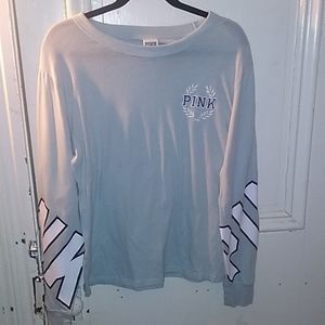 It's a pink long sleeve shirt